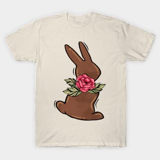 Floral Bunny Rabbit T-Shirt